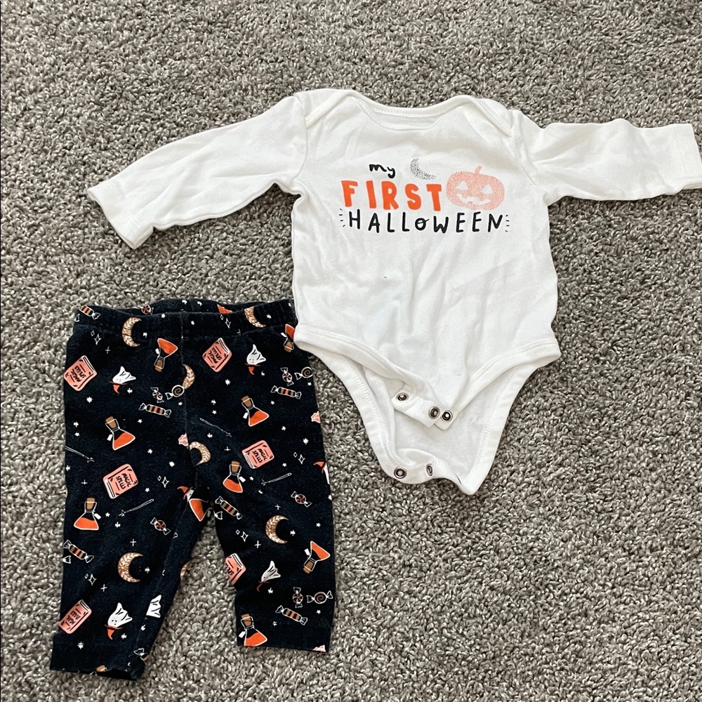 Baby First Halloween Outfit Set